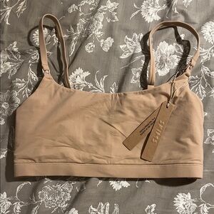 NWT Skims Tan Nude Beige (Clay) Nursing Bra Size Small